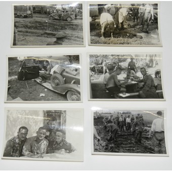 Ensemble de photos privées de soldats de linfanterie de la Wehrmacht. Fronts est et ouest.. Espenlaub militaria